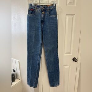 Lawman Vintage Straight Leg Jeans with High-Waist Design (Superior Fit) Size 5